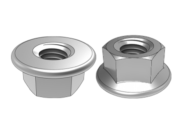 ASME B18.2.4.4M.1 Hexagonflänsmutter